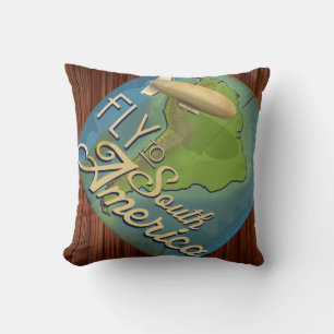 Fly To South America Cushion