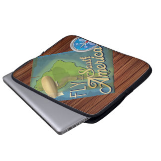 Fly To South America Laptop Sleeve