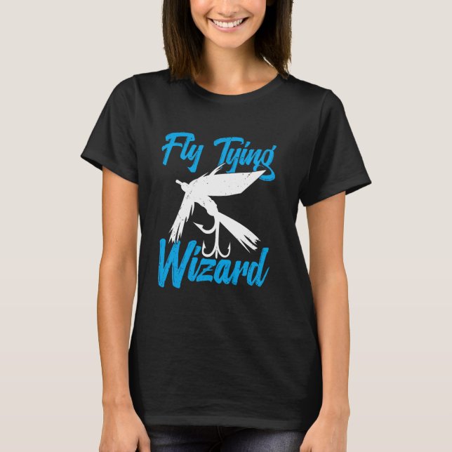 Fly Tying Wizard T-Shirt (Front)