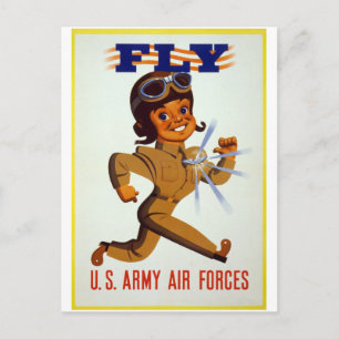Fly - U.S. Army Air Forces Postcard