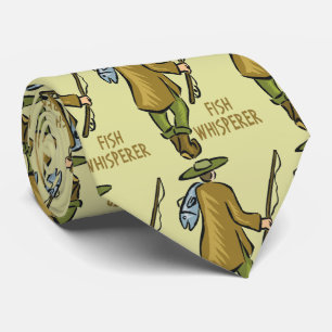 Fly Whisperer   Trout Fishing   Fisherman Tie