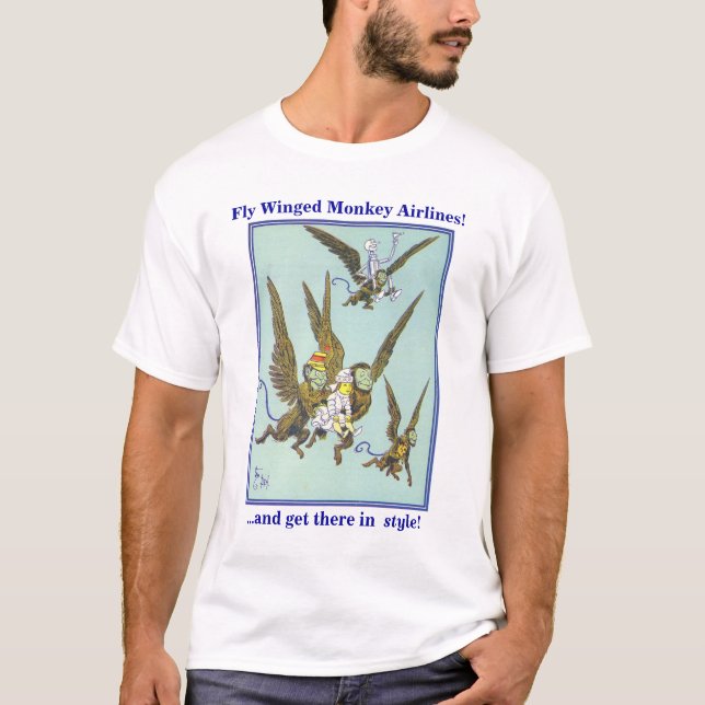 Fly Winged Monkey Airlines T-Shirt (Front)