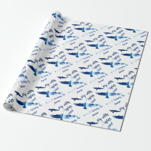 Fly with eagles wrapping paper