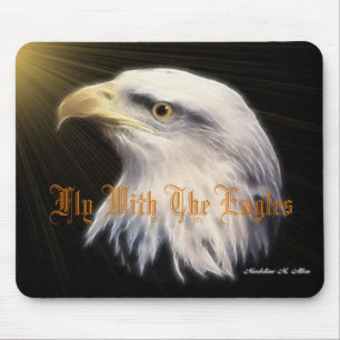 Fly With The Eagles Mouse Mat