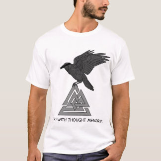 Fly with Thought & Memory - Ravens & Valknut T-Shirt