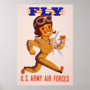 Fly ~  World War 2. Poster