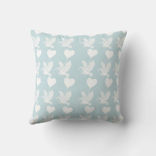 Flyaway Love on Mint Cushion