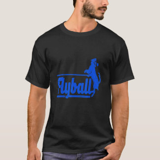 Flyball Cool Retro Dog  Designs  Present T-Shirt