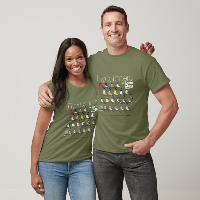 Flycatchers of Santa Clara County t-shirt (Unisex)