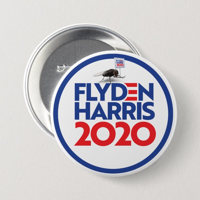 FLYDEN HARRIS 2020 7.5 CM ROUND BADGE (Front & Back)