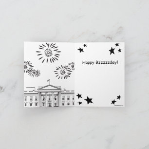 Flyden Harris 2020: Happy Bzzzday Card