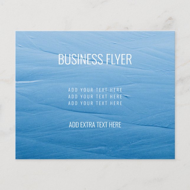 FLYER FOR BUSINESS  : SEA WATER (Front)