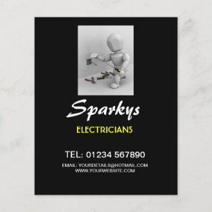 Flyer for Electricians business