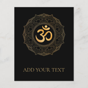 FLYER : GOLD MANDALA & OHM