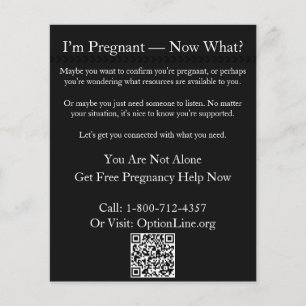 Flyer: I'm Pregnant - Now What? Flyer