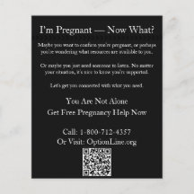 Flyer: I'm Pregnant - Now What?