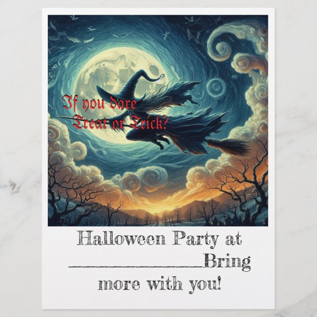 Flyer on Halloween (Back)
