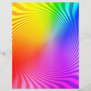 Flyer Template: Colourful Spiral Design