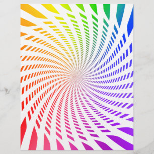 Flyer Template: Colourful Spiral Design
