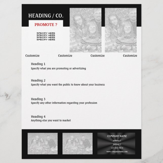 Flyer template - create your own (Front)