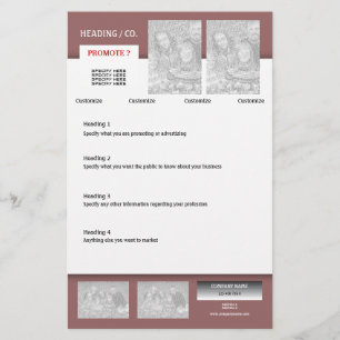 Flyer template - create your own 5.5"x8.5"