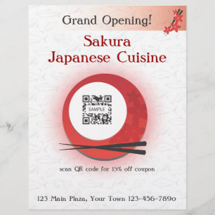 Flyer Template Japanese Restaurant