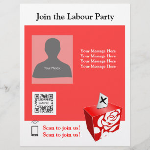 Flyer Template Labour Party
