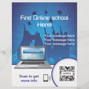 Flyer Template Online Degree