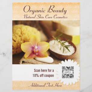 Flyer Template Organic Beauty