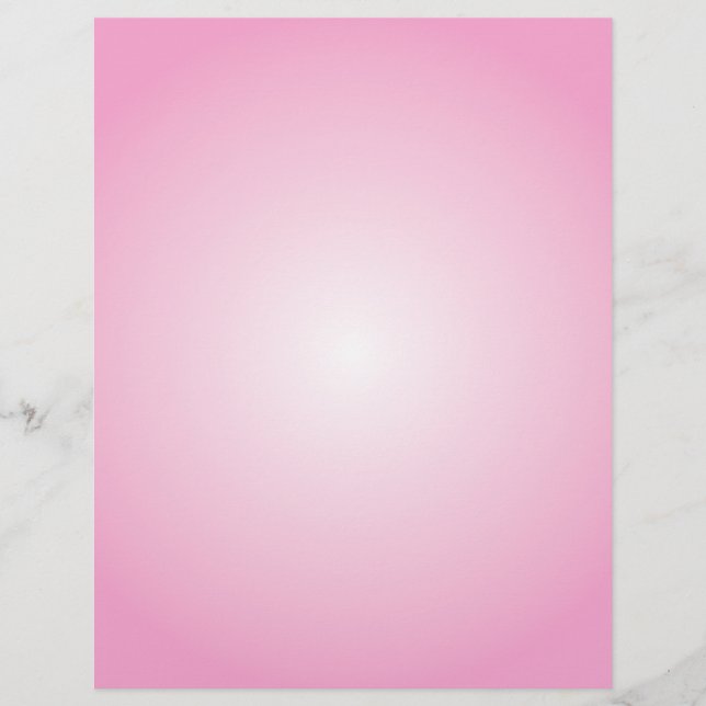Flyer Template: Radial Gradient: Pink (Front)