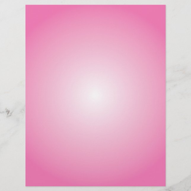 Flyer Template: Radial Gradient: Pink (Front)