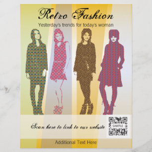 Flyer Template Retro Fashion