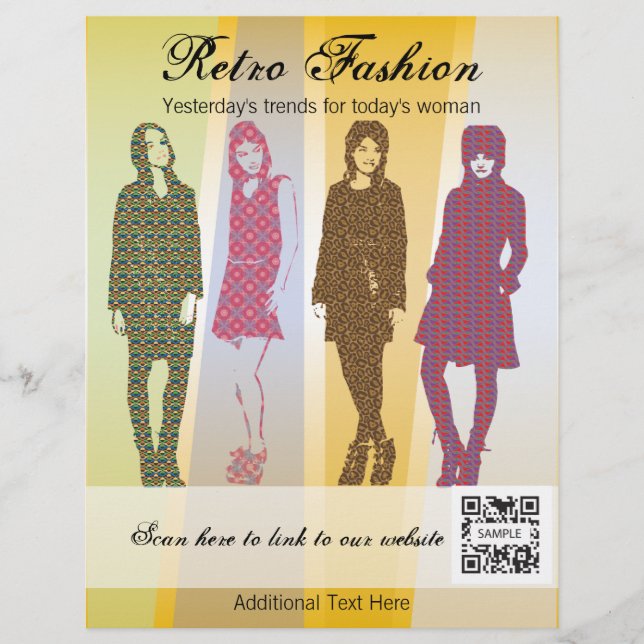 Flyer Template Retro Fashion (Front)