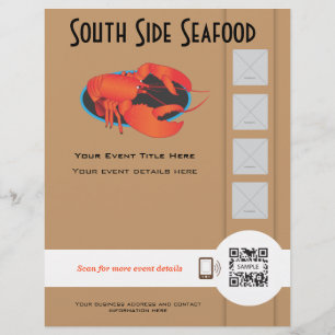 Flyer Template Seafood Restaurant