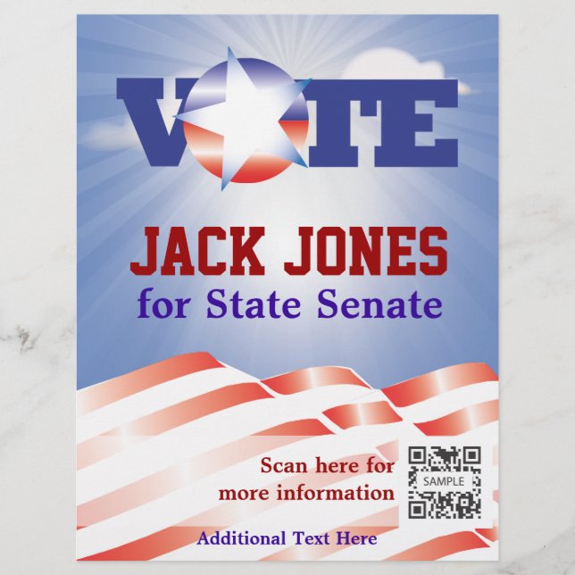 Flyer Template Vote Senate (Front)