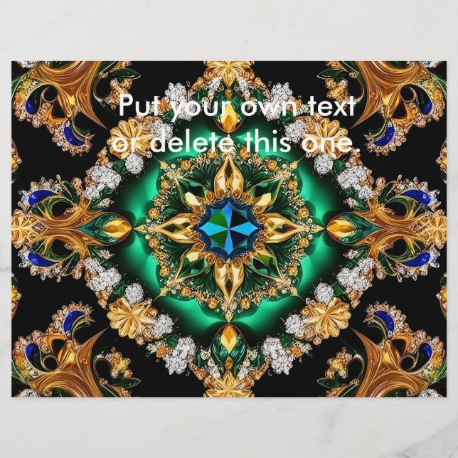 Flyer with Brazilian Colours Design (Front)