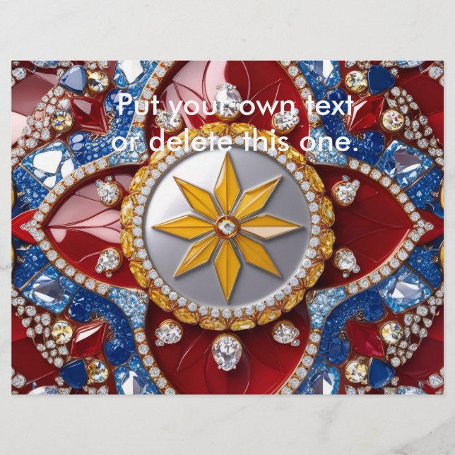 Flyer with Colombian Colours Design (Front)