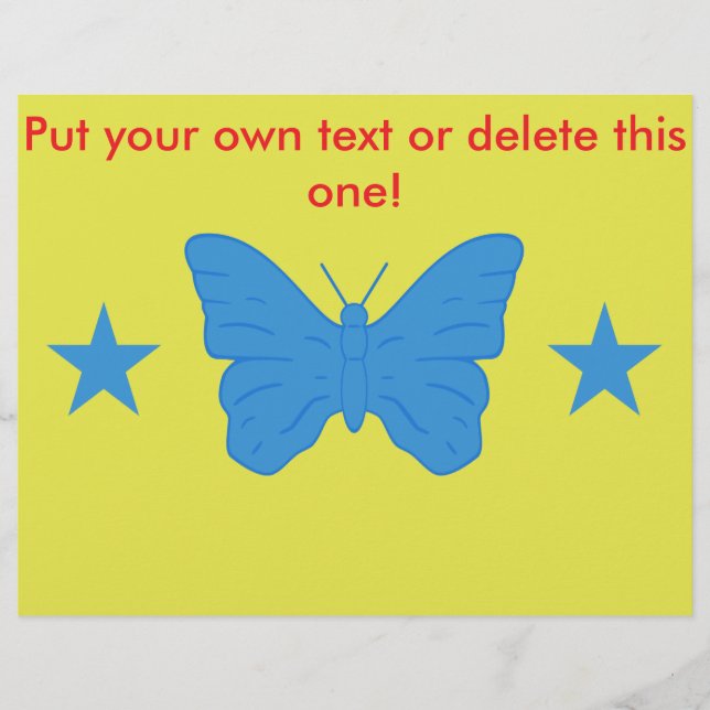 Flyer with Flag of Bady Bassitt, Brazil (Front)