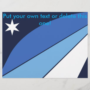 Flyer with Flag of Columbia, South Carolina