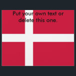 Flyer with Flag of Denmark<br><div class="desc">Add a touch of Danish pride to your promotional materials with our exclusive flyer featuring the flag of Denmark! Crafted with meticulous attention to detail, this flyer is more than just a promotional tool; it’s a celebration of Denmark’s heritage and cultural pride. The vibrant design prominently displays the iconic Danish...</div>