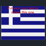 Flyer with Flag of Greece<br><div class="desc">Promote your message with our eye-catching flyer featuring the flag of Greece! Crafted with a keen attention to detail, this flyer is more than just a piece of paper; it’s a vibrant showcase of Greek heritage and cultural pride. The striking design prominently displays the iconic Greek flag, making this flyer...</div>