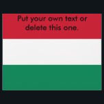 Flyer with Flag of Hungary<br><div class="desc">Promote your event or message with our vibrant flyer featuring the flag of Hungary! This flyer is more than just a piece of paper; it’s a dynamic way to communicate your message while celebrating Hungary’s rich cultural heritage. The design prominently displays the Hungarian flag, making it a striking and meaningful...</div>
