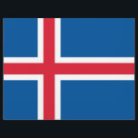 Flyer with Flag of Iceland<br><div class="desc">Make an impact with this striking flyer featuring the flag of Iceland! Designed to stand out, this flyer showcases the vibrant Icelandic flag, making it an excellent choice for promotions, events, or personal use. Whether you're organising a cultural celebration, advertising a business, or sharing important information, this flyer provides a...</div>