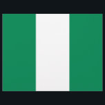 Flyer with Flag of Nigeria<br><div class="desc">Promote your message with pride using our flyer featuring the flag of Nigeria! This vibrant flyer combines both style and patriotism, showcasing the iconic green and white flag of Nigeria in a bold and impactful design. Perfect for promoting events, sharing information, or marketing products, this flyer offers a unique way...</div>