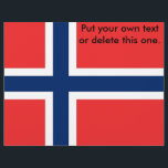 Flyer with Flag of Norway<br><div class="desc">Add a touch of Norwegian pride to your promotional materials with our exclusive flyer featuring the flag of Norway! Crafted with meticulous attention to detail, this flyer is more than just a marketing tool; it’s a celebration of Norway’s rich cultural heritage and stunning design. The eye-catching layout prominently displays the...</div>