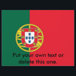 Flyer with Flag of Portugal<br><div class="desc">Promote your event or business in style with our eye-catching flyer featuring the flag of Portugal! Crafted with attention to detail, this flyer is more than just a piece of paper; it’s a vibrant representation of Portuguese pride. The bold design prominently showcases the iconic flag, making it a striking choice...</div>