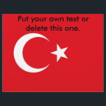 Flyer with Flag of Turkey<br><div class="desc">Add a touch of Turkish pride to your promotional efforts with our exclusive flyer featuring the flag of Turkey! Crafted with meticulous attention to detail, this flyer is more than just a marketing tool; it’s a celebration of Turkey’s rich heritage and cultural identity. The vibrant design prominently showcases the iconic...</div>