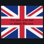 Flyer with Flag of United Kingdom<br><div class="desc">Capture attention with our flyer featuring the flag of the United Kingdom! Crafted with meticulous attention to detail, this flyer is more than just a promotional tool; it’s a celebration of the UK’s rich heritage and cultural pride. The design prominently displays the iconic Union Jack, adding a bold and distinguished...</div>