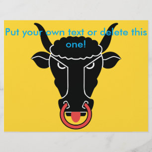 Flyer with Flag of Uri canton, Switzerland