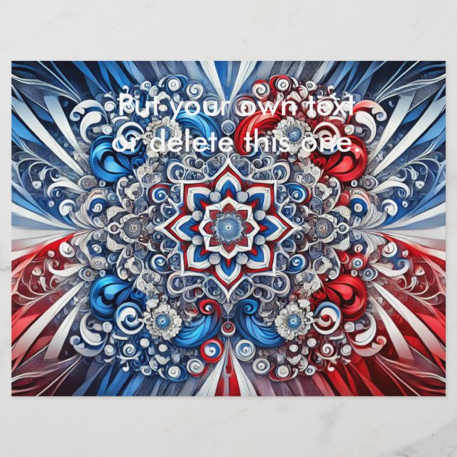 Flyer with French Colours Design (Front)